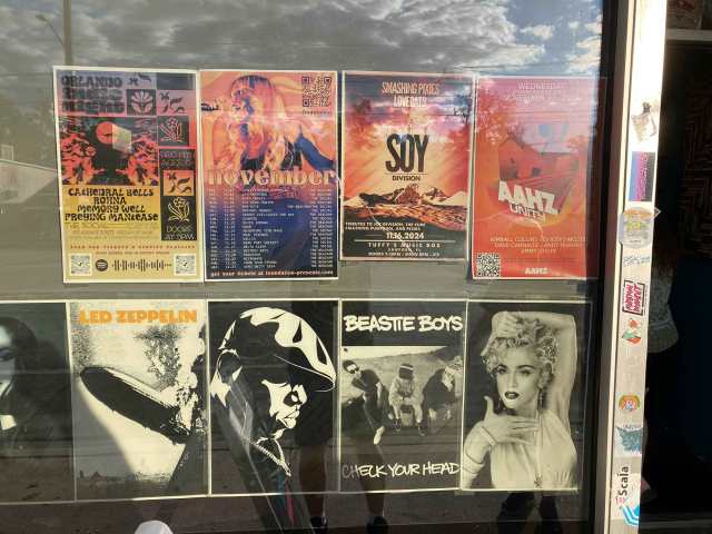 remix record shop - flyers