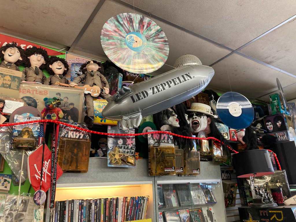 rock + roll heaven dense ceiling