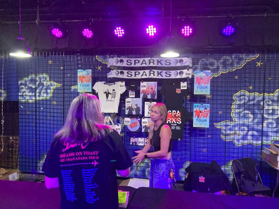 Sparks merch manager and wares