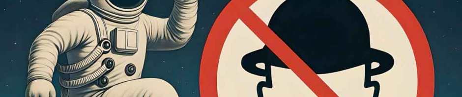 men without hats on the moon