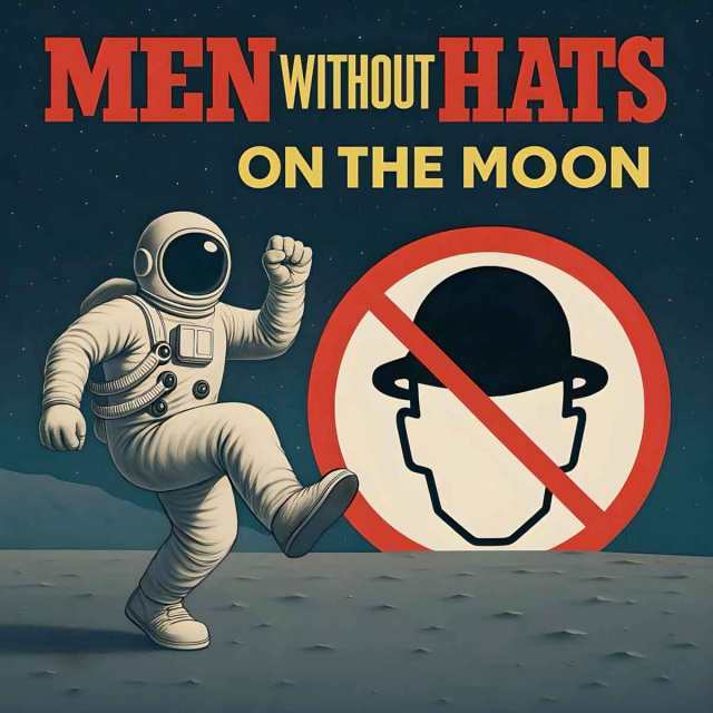 men without hats on the moon